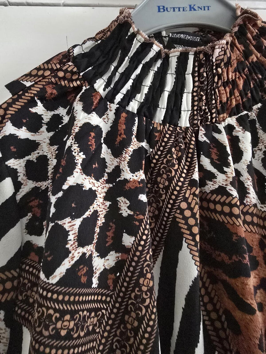 AX Paris Animal Print Long Sleeve Mini Dress, size 10, BNWT, rrp £30