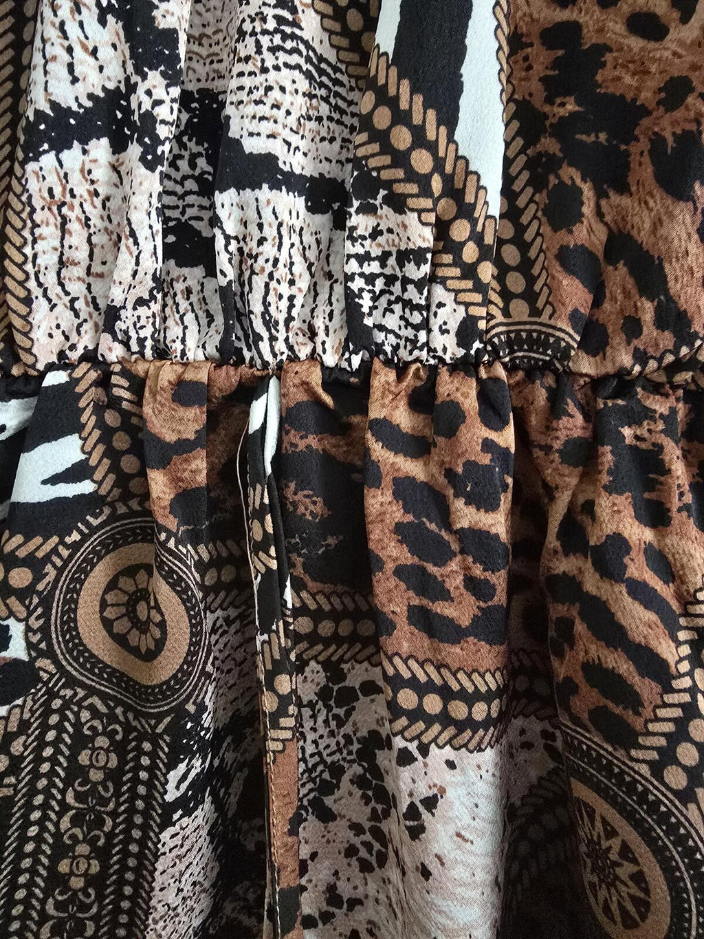 AX Paris Animal Print Long Sleeve Mini Dress, size 10, BNWT, rrp £30