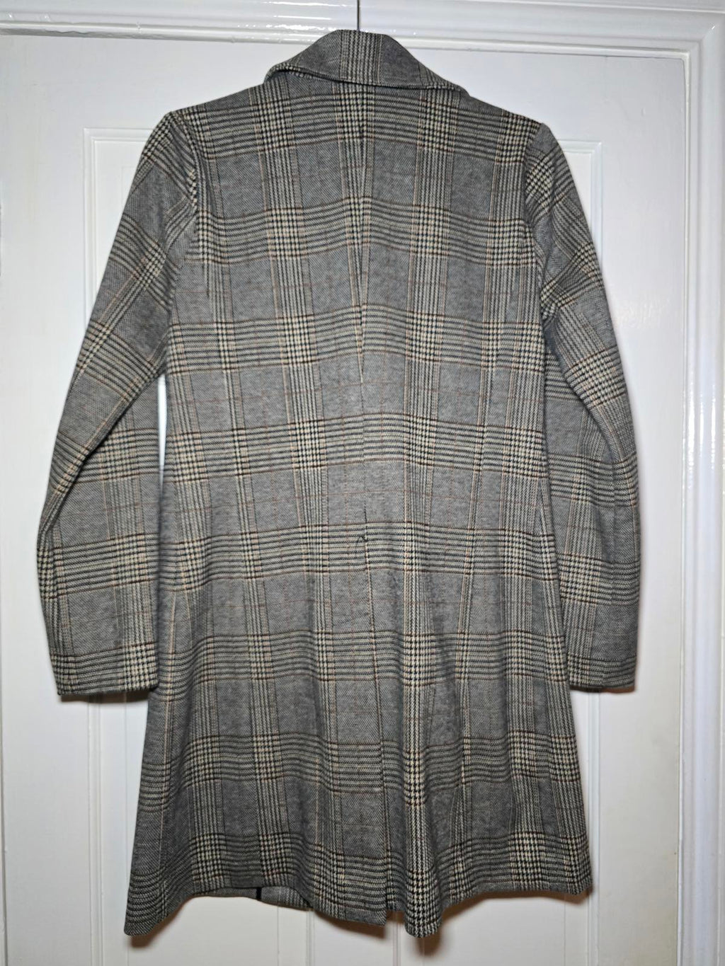 Avec Les Filles Tweed Sigurd Longline Blazer Trench, Brown Tweed, Designer
