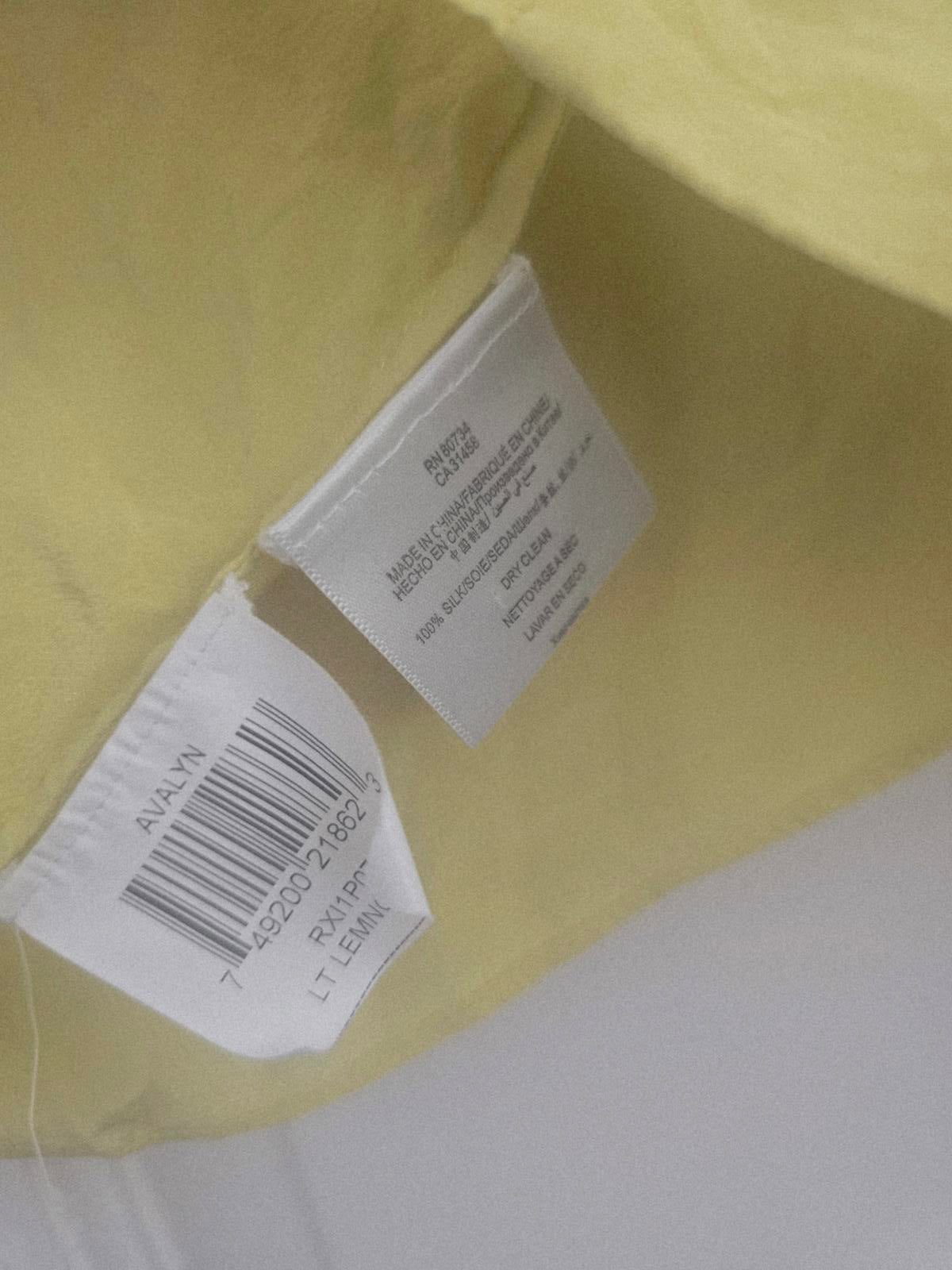 BCBGMAXAZRIA "Avalyn" 100% Silk Strapless Halter Top, loose fit, size 8/10