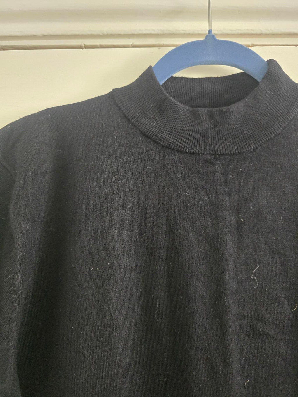 Zara Black High Neck Short Sleeve Knit Jumper, capsule, workwear, blogger L