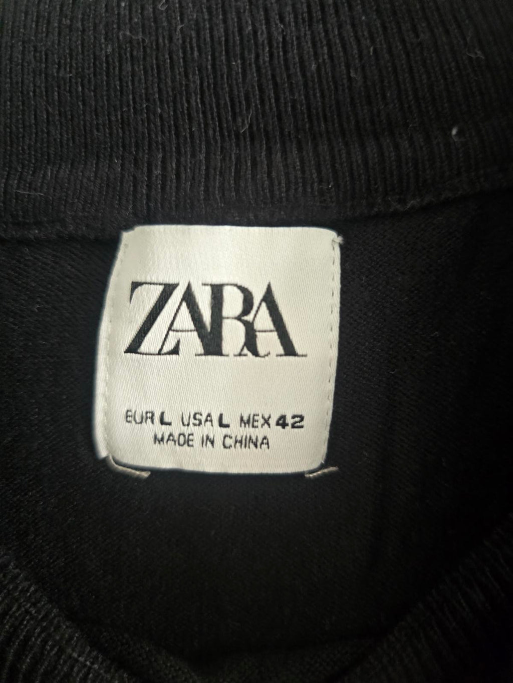 Zara Black High Neck Short Sleeve Knit Jumper, capsule, workwear, blogger L