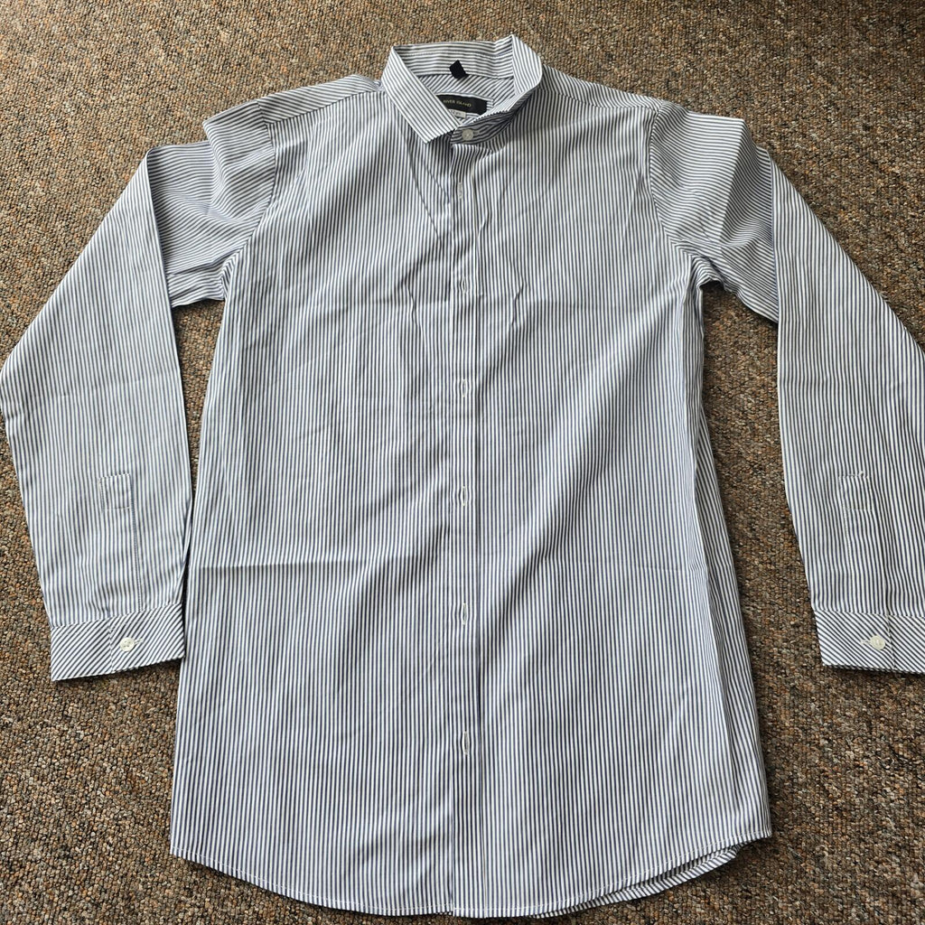 Boys River Island Tailored Pinstripe Shirt – Age 12 – tailored, smart