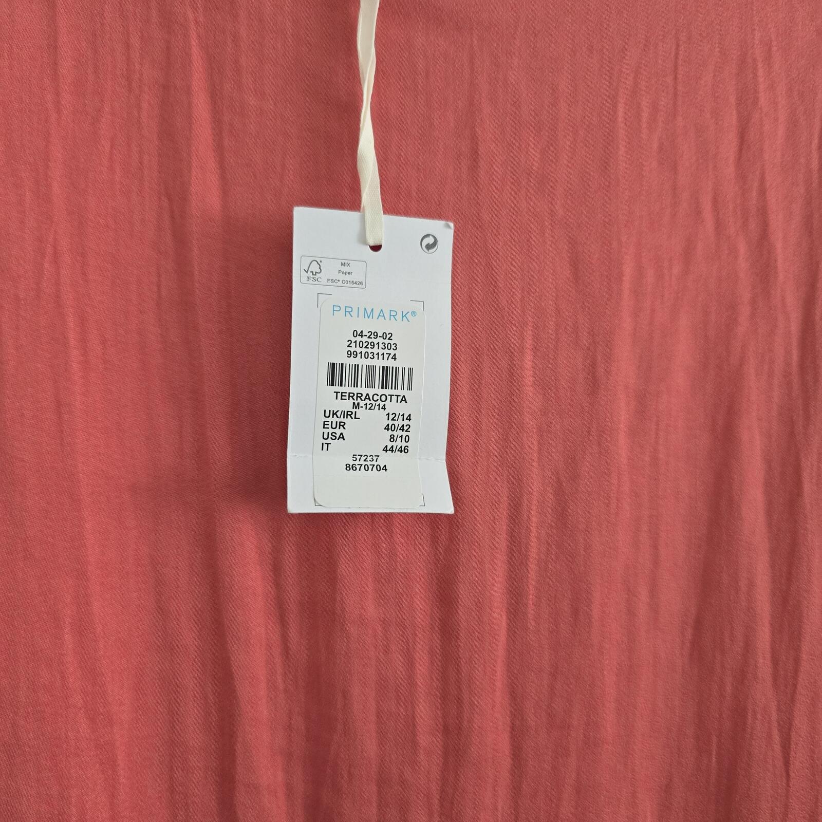 Elegant Coral Pink Slip Dress with Adjustable Straps, BNWT, size M, summer