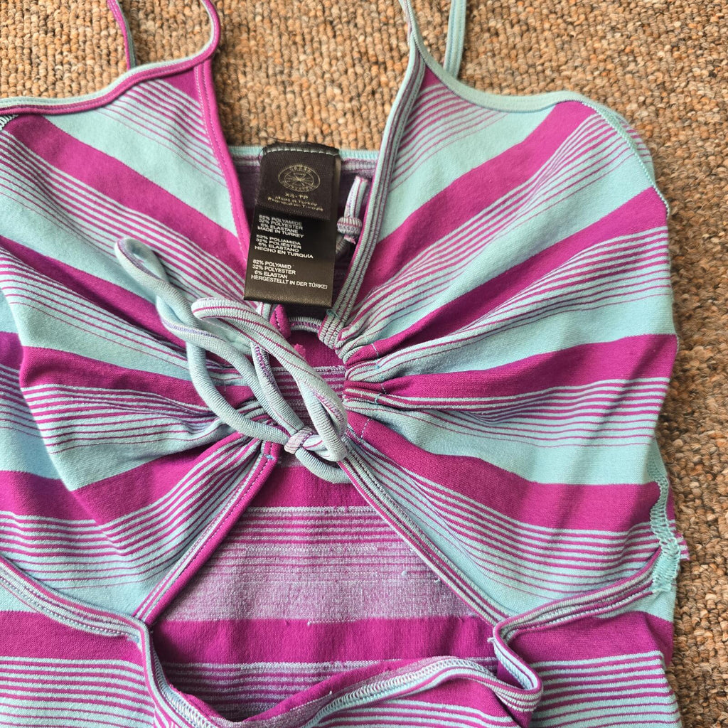 Urban Outfitters Striped Spaghetti Strap Dress XS, keyhole, ibiza, festival