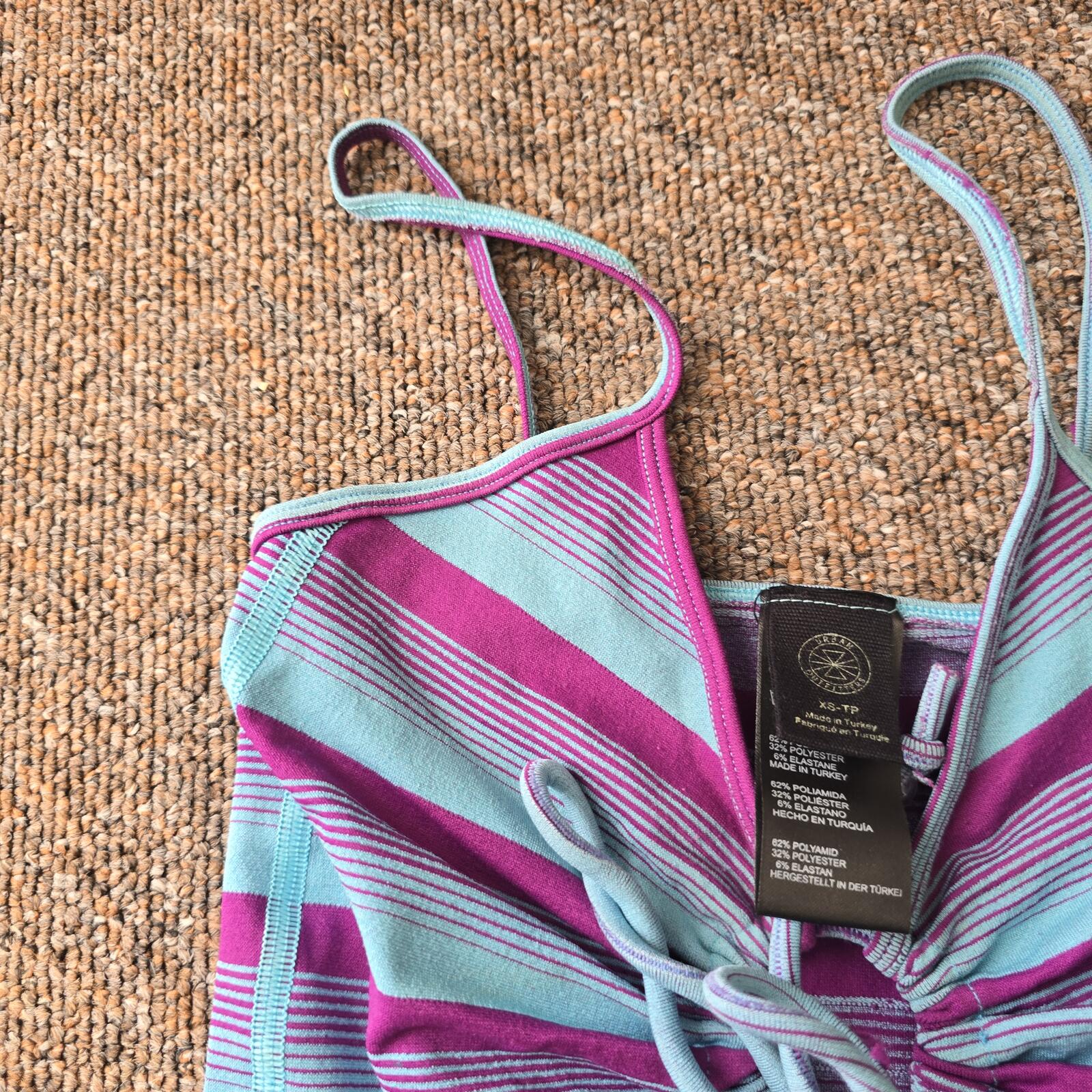 Urban Outfitters Striped Spaghetti Strap Dress XS, keyhole, ibiza, festival