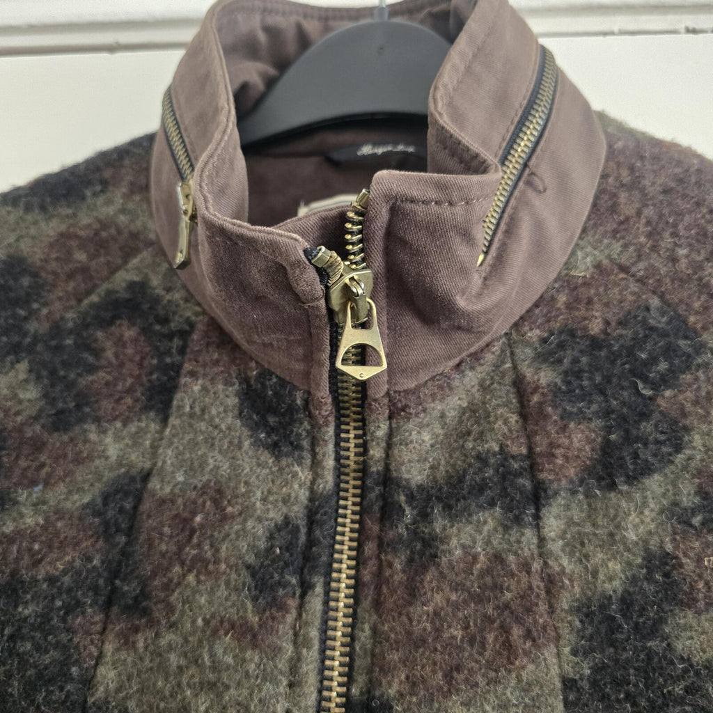 Zara Trafaluc Collection Women's Coat with Wool Blend and Utility Sleeves size M