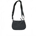 Black Nylon Crossbody Bag with Adjustable Shoulder Strap