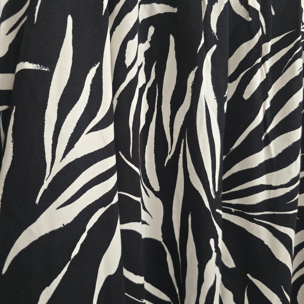 George Black & White Zebra Print Strappy Dress Size 24, summer, lightweight