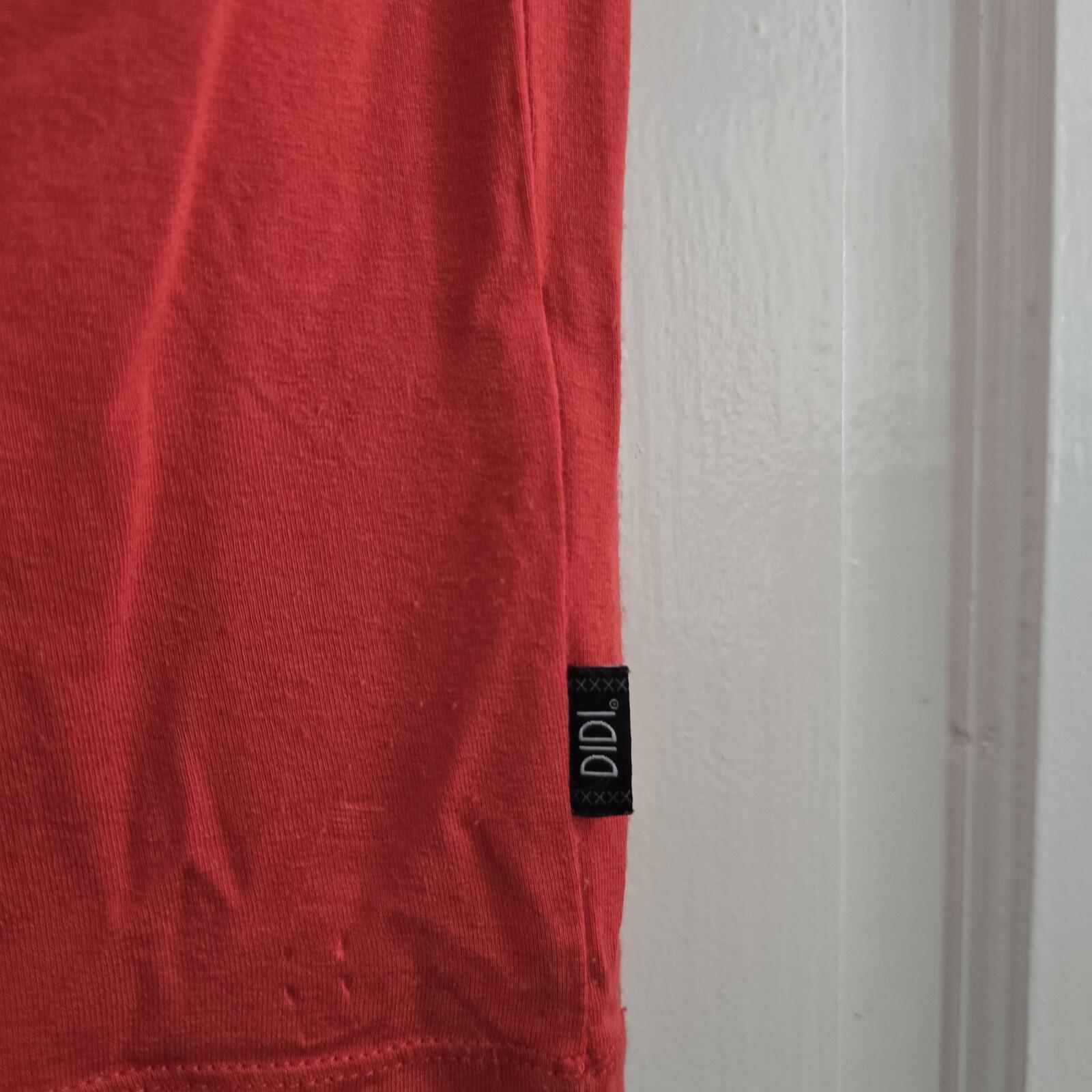 DIDI Pretty Different Coral Short Sleeve Top Size M relaxed fit blouse