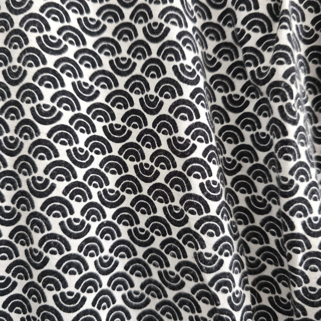 M&S Woman Black and White Patterned Sleeveless Top Vest Cami UK 12