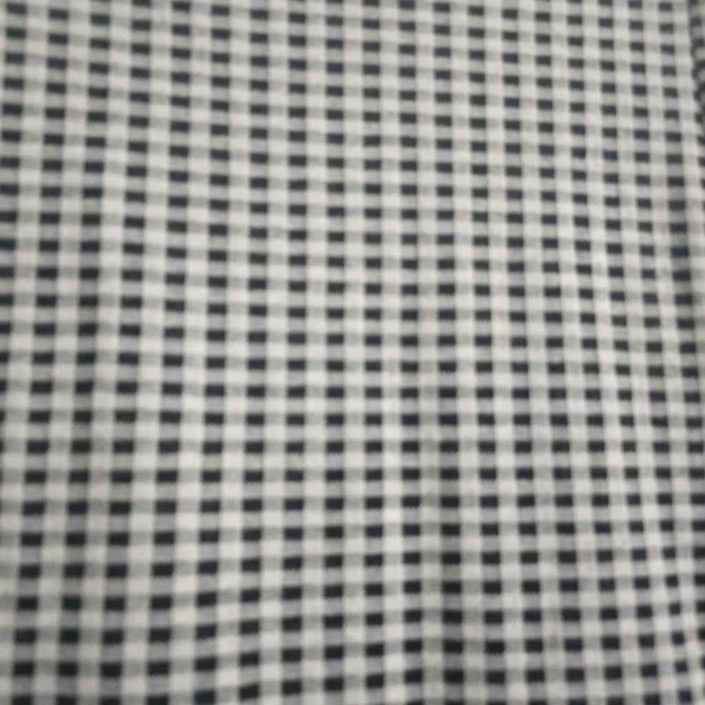 Topshop Black and White Gingham checked jersey pencil Skirt UK 8