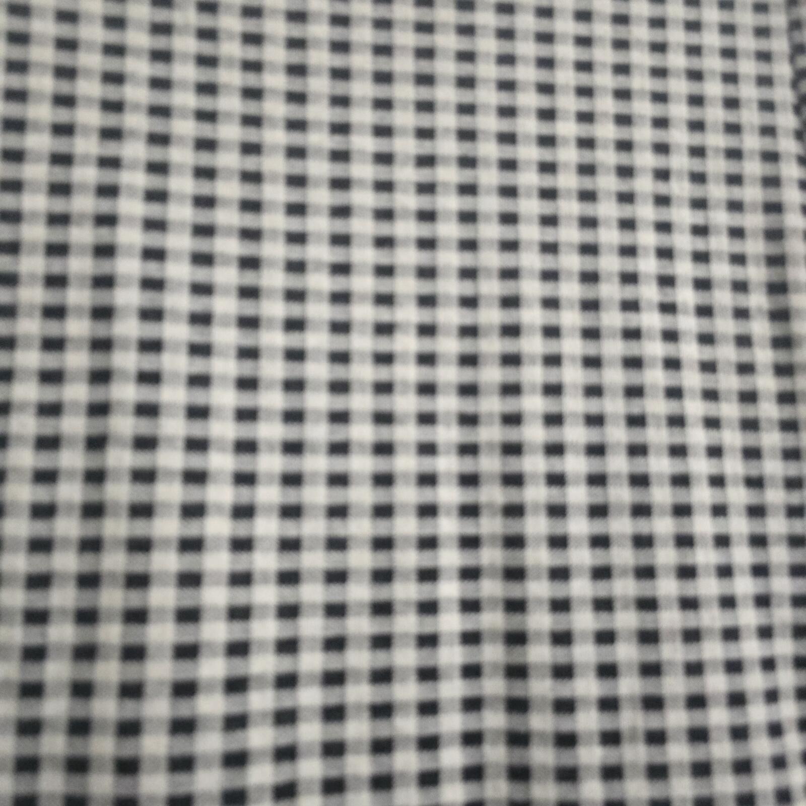Topshop Black and White Gingham checked jersey pencil Skirt UK 8