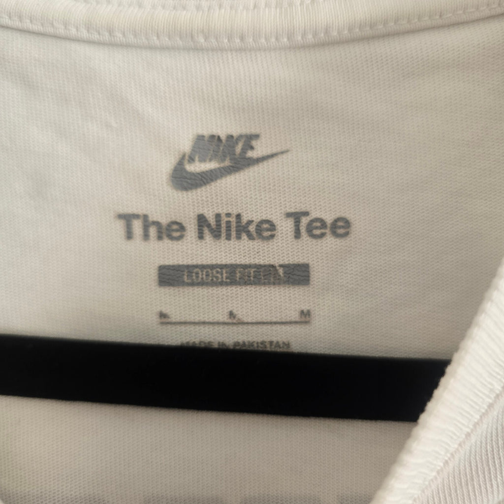 Nike The Nike Tee Authorized Personnel Only White T-Shirt Loose Fit Medium