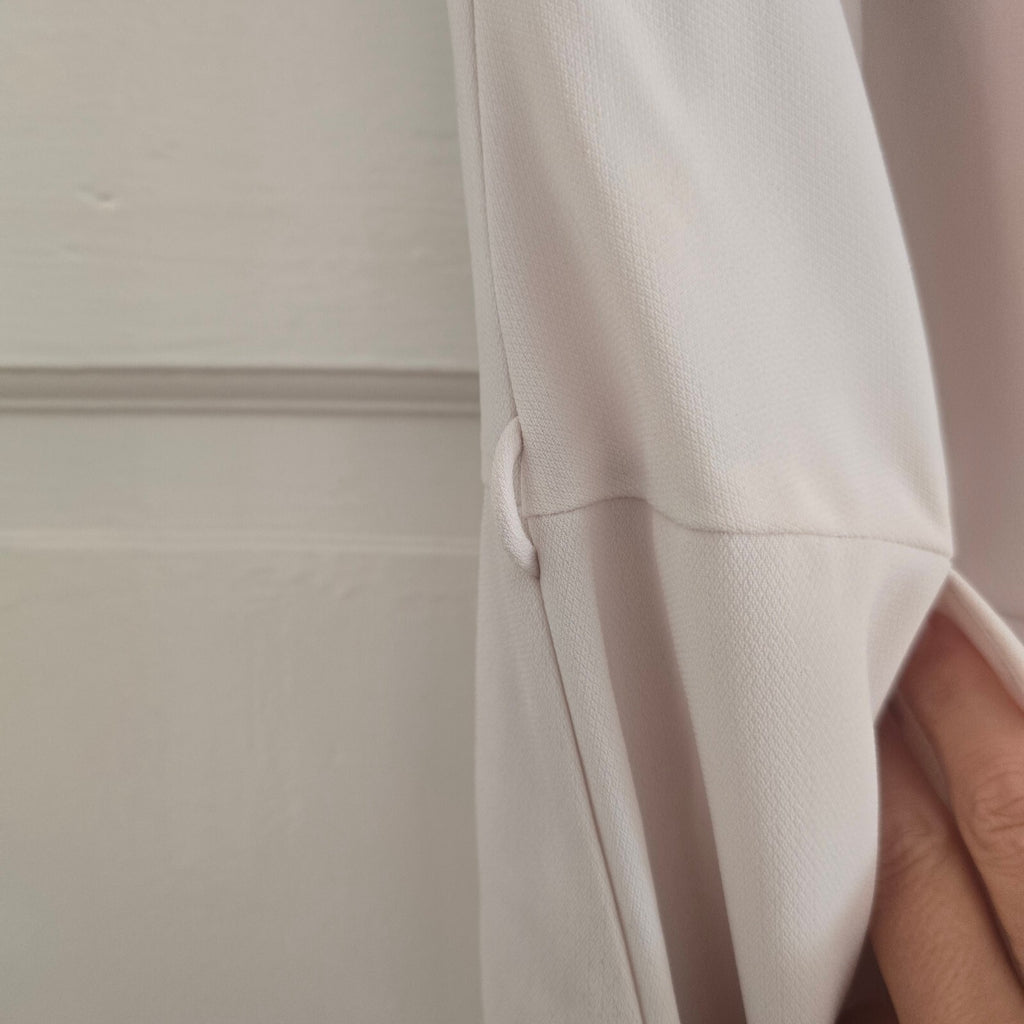 Spotlight by Warehouse One Shoulder Cream Mini Dress UK 12
