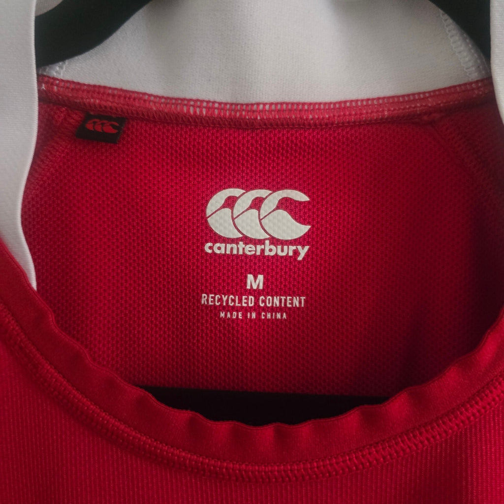 Canterbury British & Irish Lions Rugby Jersey M Itoje #4 Red Vodafone Logo