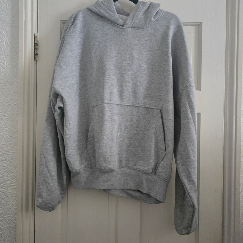 Topman Grey Pullover Hoodie Medium