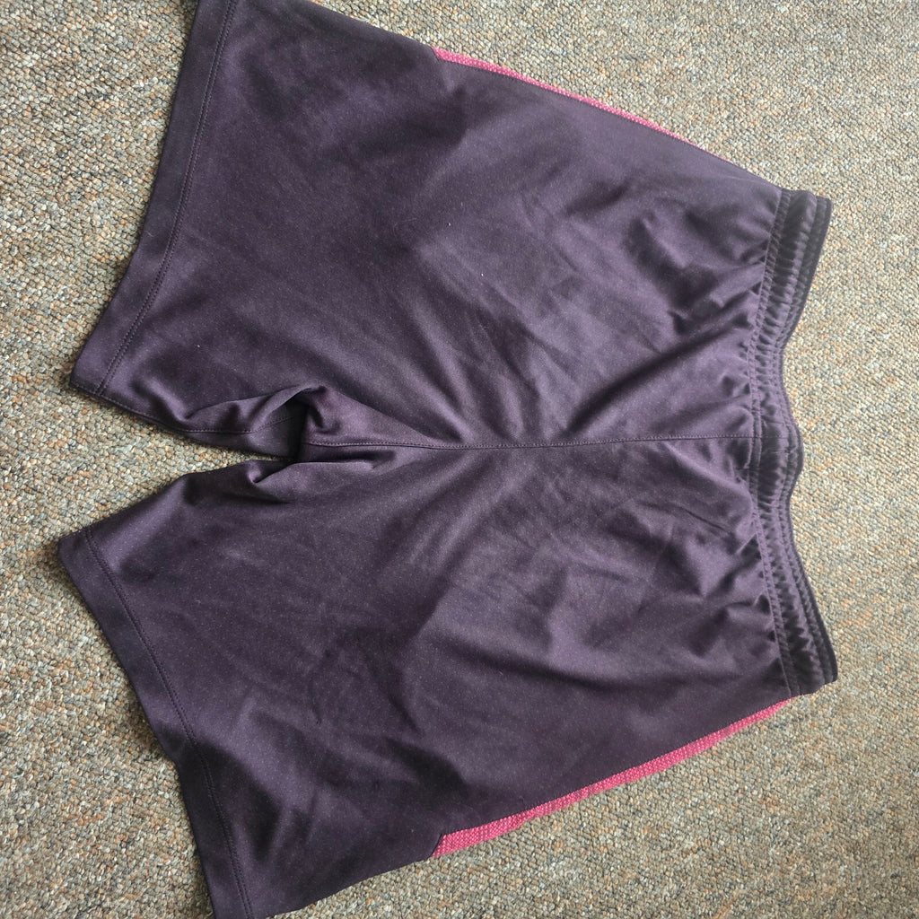 Nike Dri-Fit Men's Athletic Shorts Medium Black with Pink Stripes