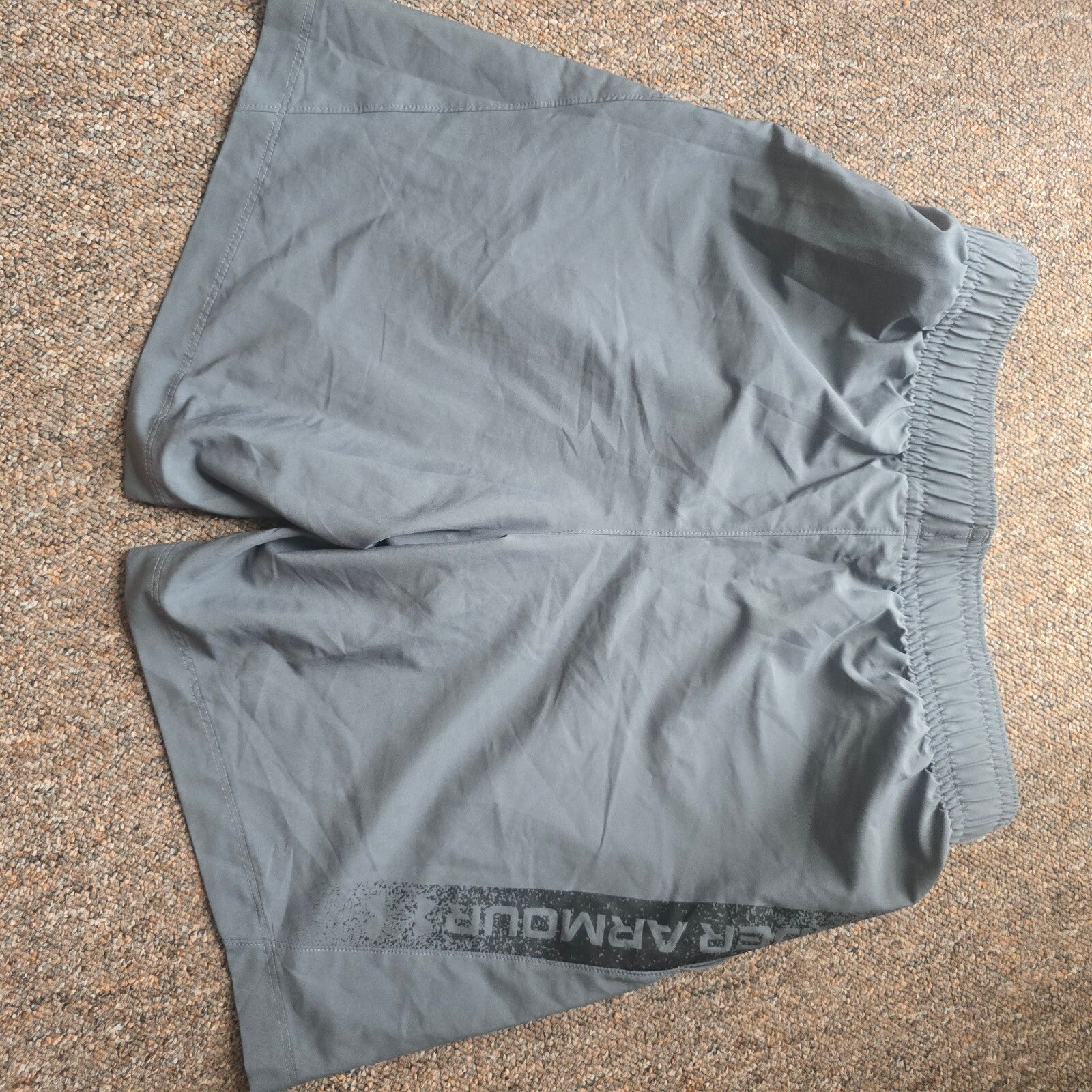 Under Armour Men's Loose Fit Athletic Shorts Medium Grey, activewear, gym