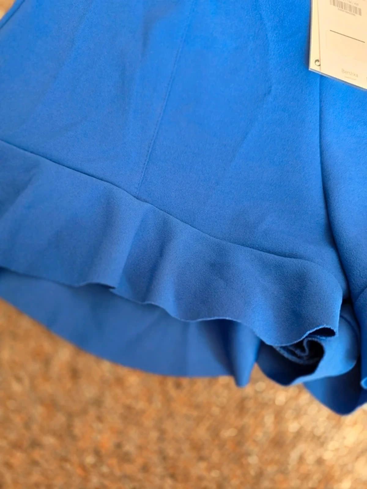 BNWT Cobalt blue high waisted Ruffle shorts, Berksha, size 10