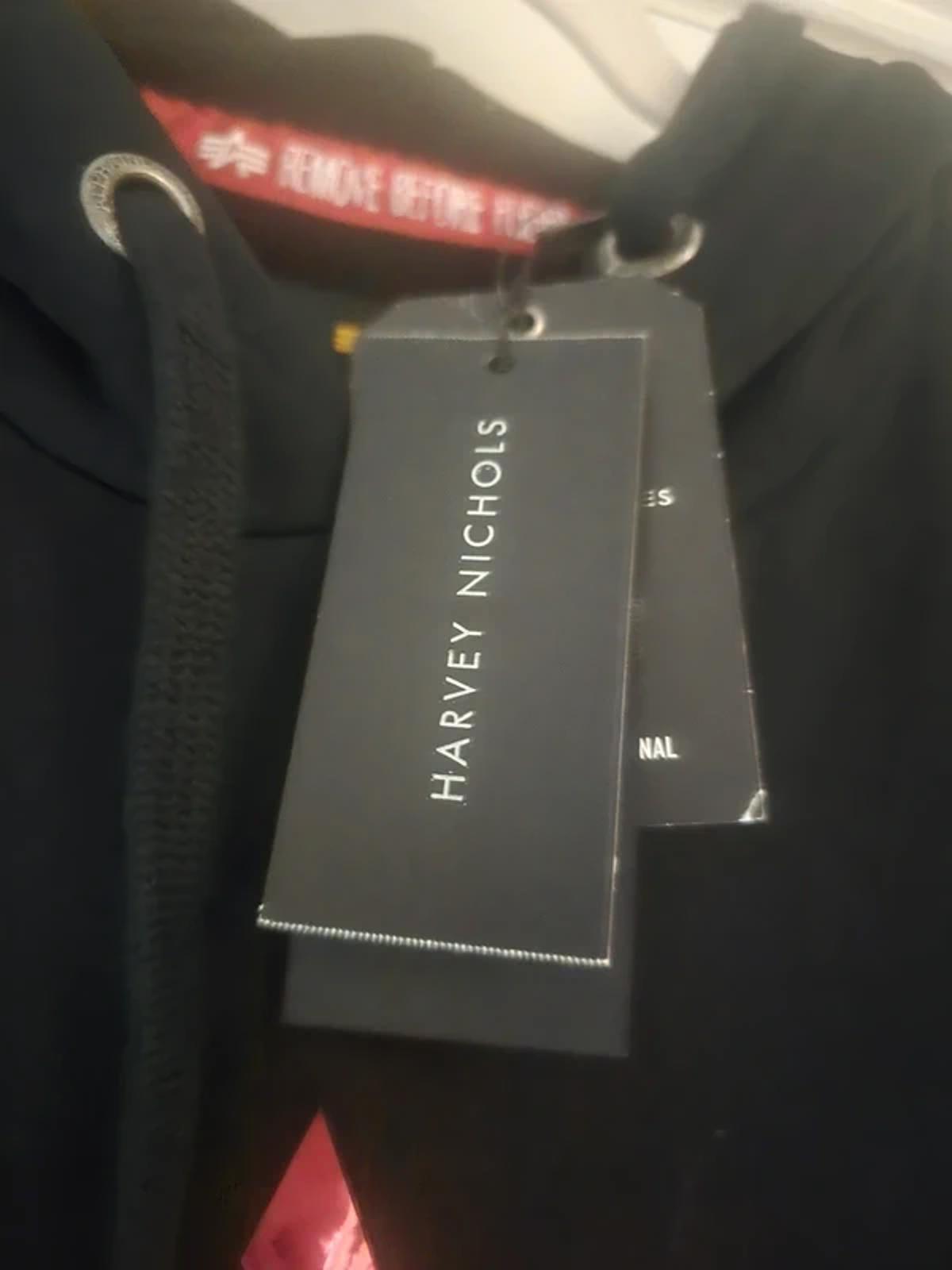 Alpha Industries "Big A" Hoodie,  Holographic Logo, Designer Size M rrp £110