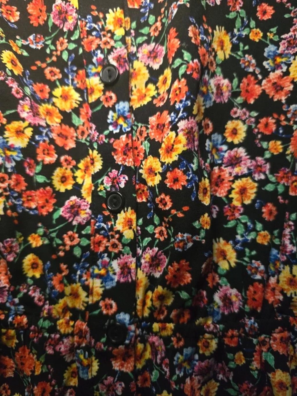 Floral print mini strappy sleeveless dress from Forever 21, size S