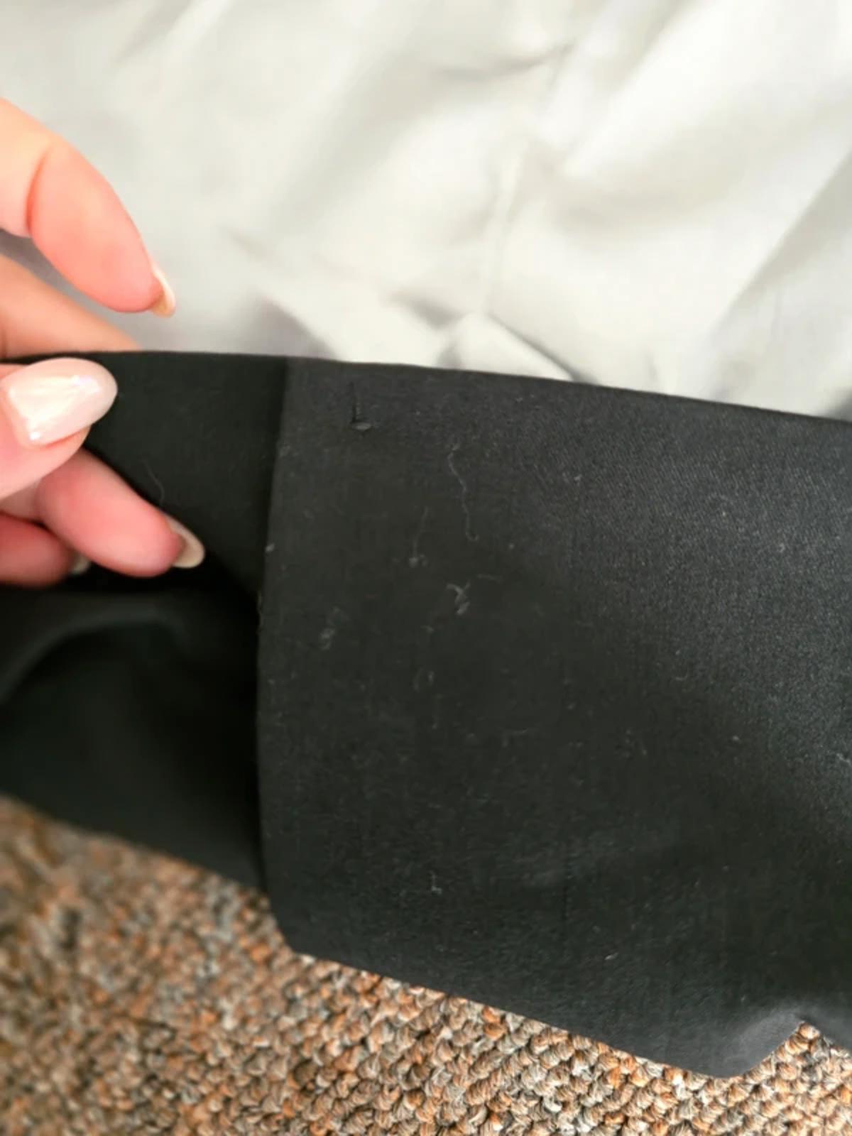 Dorothy Perkins black single breasted blazer tuxedo jacket, Satin detailing, size 6