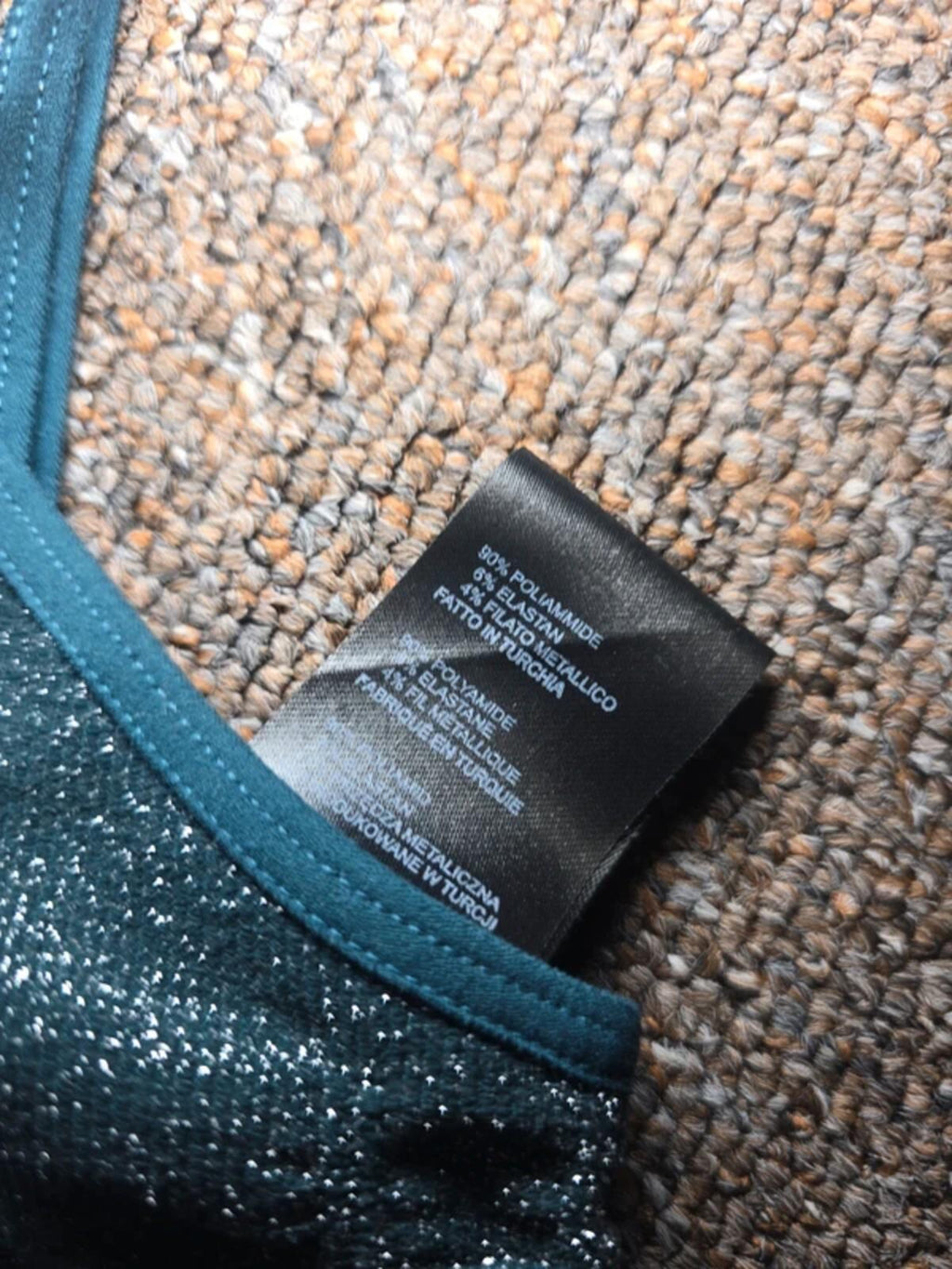 Urban Outfitters Teal Glitter Ruched bodycon Mini Dress – Size XS – Y2K Party