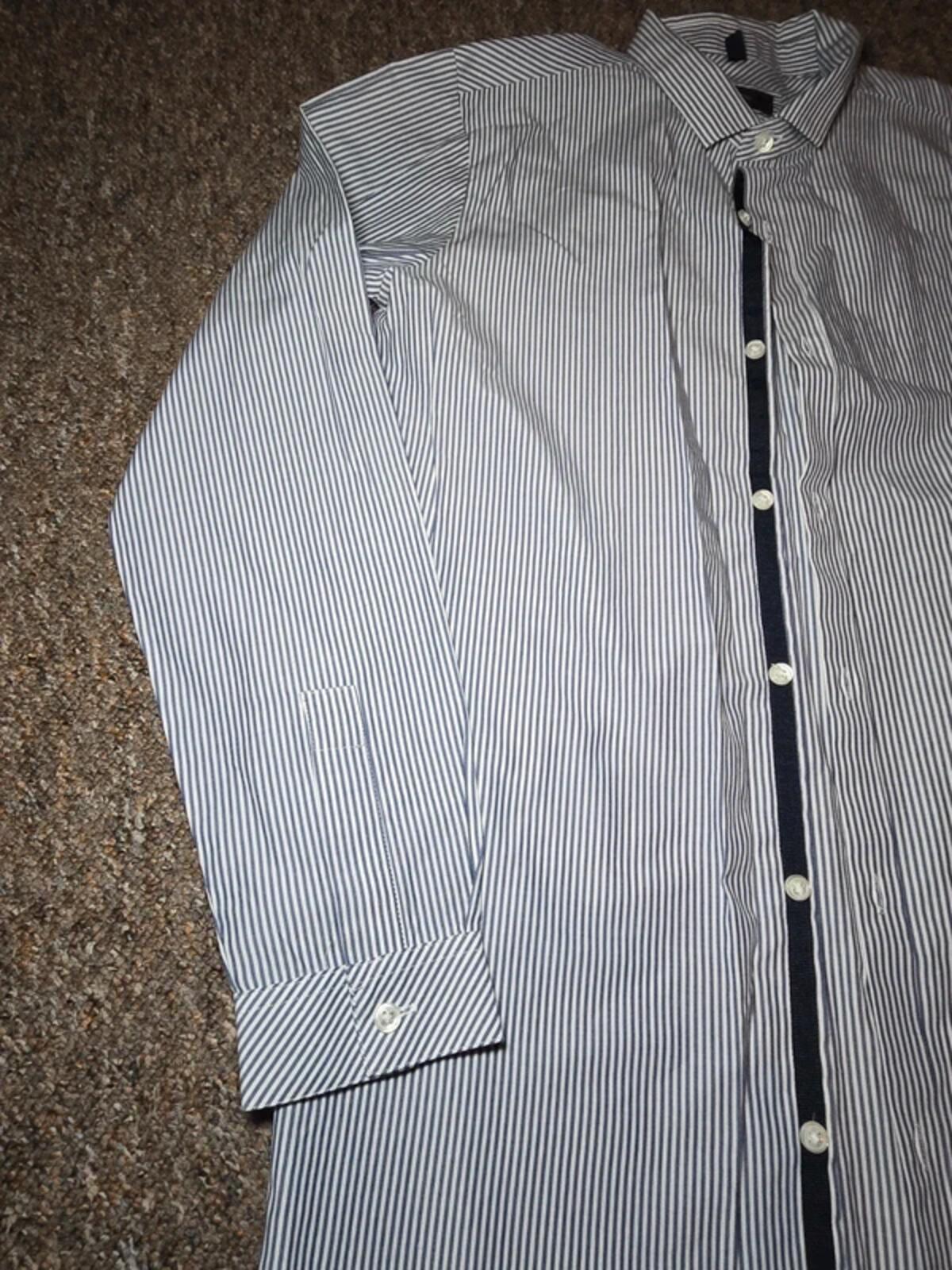 Boys River Island Tailored Pinstripe Shirt – Age 12 – tailored, smart