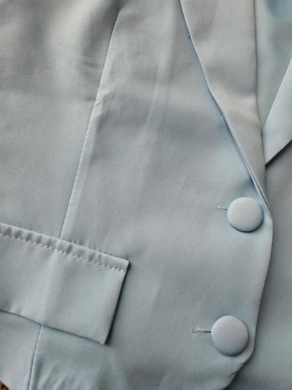 Boohoo BNWT, ladies pale blue fitted tailored sleeveless waistcoat, size 10
