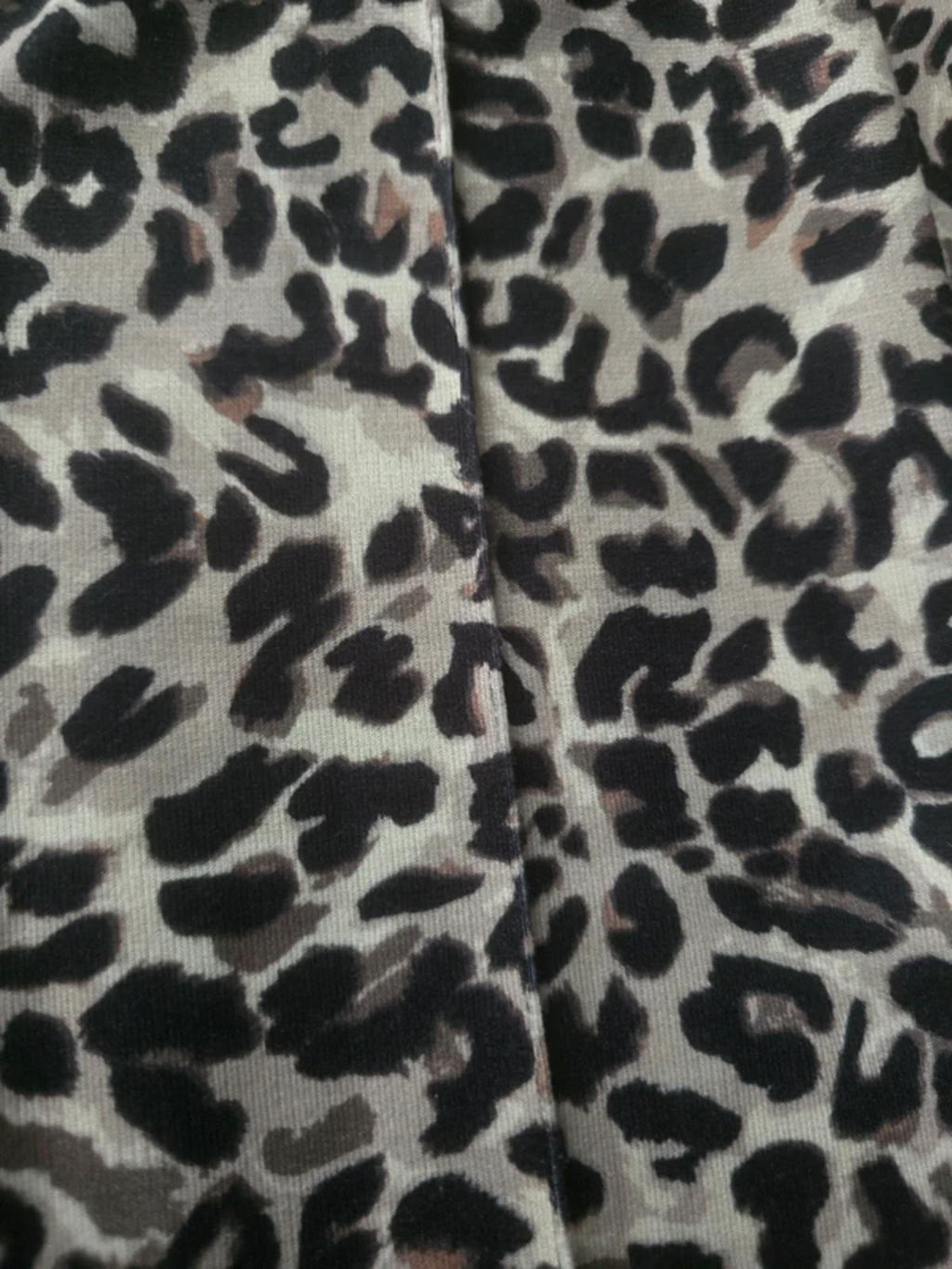 Berksha leopard print animal print flared leg jersey stretch trousers size S Y2K