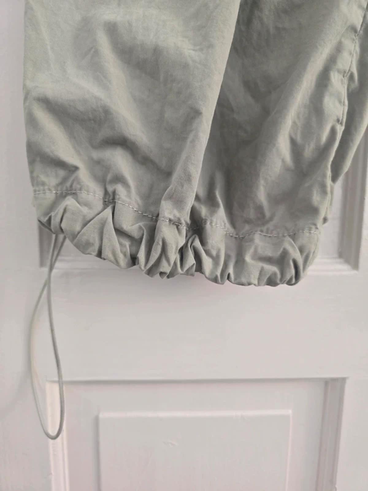 Whistles Pippa Parachute Sage Green Trousers, 14, Current Stock, 90s festival
