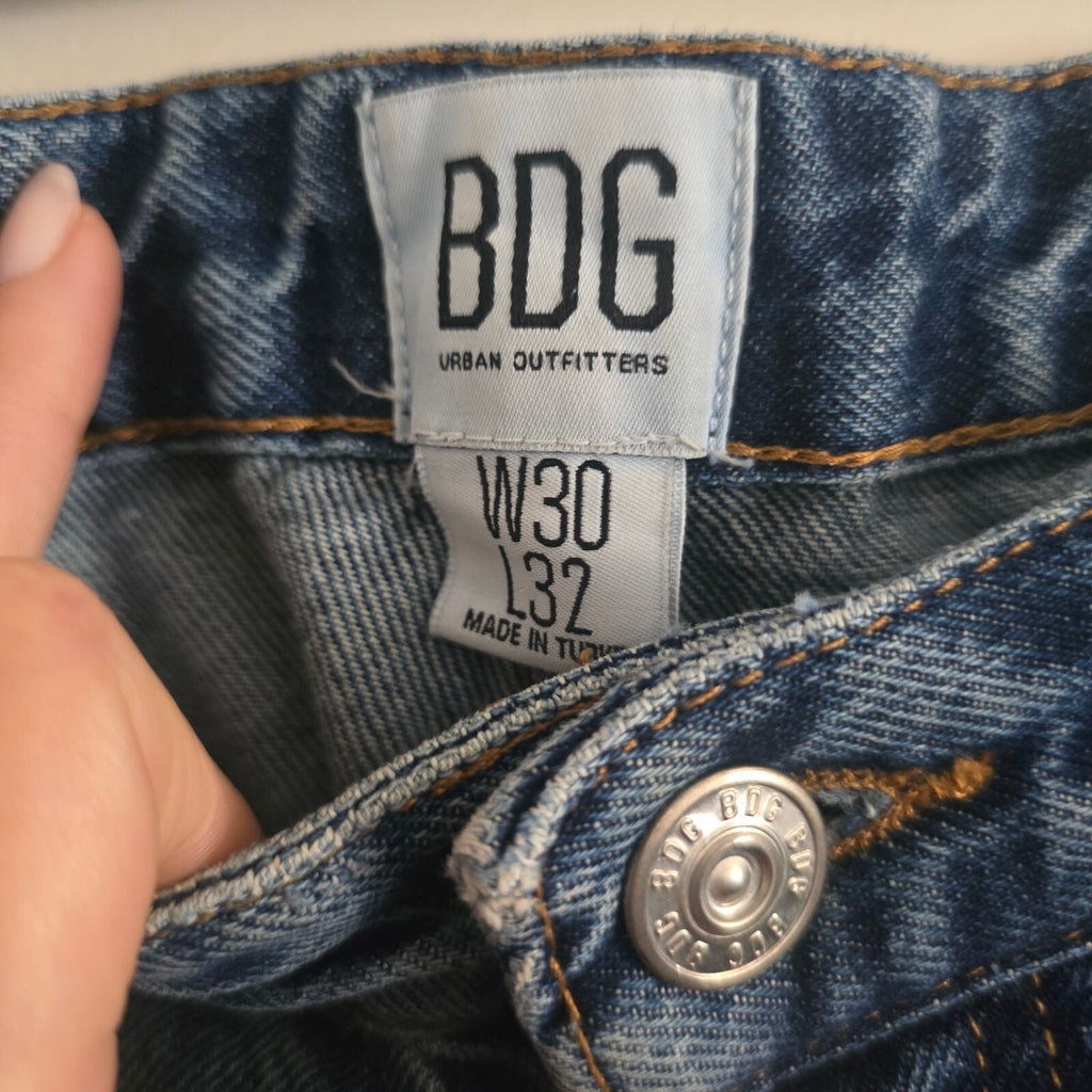 BDG Urban Outfitters Classic Blue Denim Jeans W30 L32, relaxed fit, premium