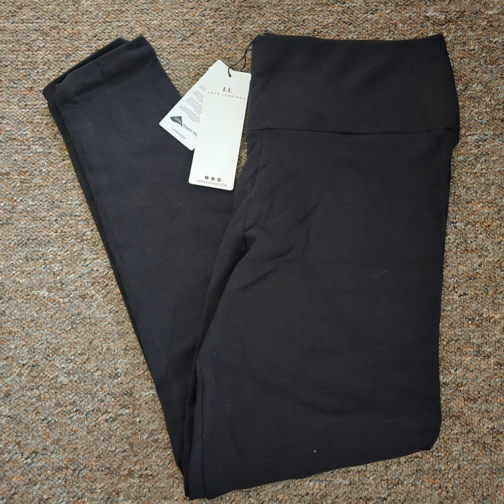 Love Leggings Black UK 20 High Waist Leggings with LYCRA, 27", BNWOT