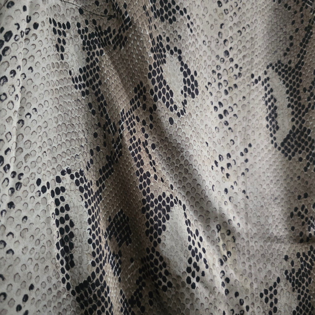 Zara Snake Print Long Sleeve Mini Dress, Silk/Satin feel, size S, sold out