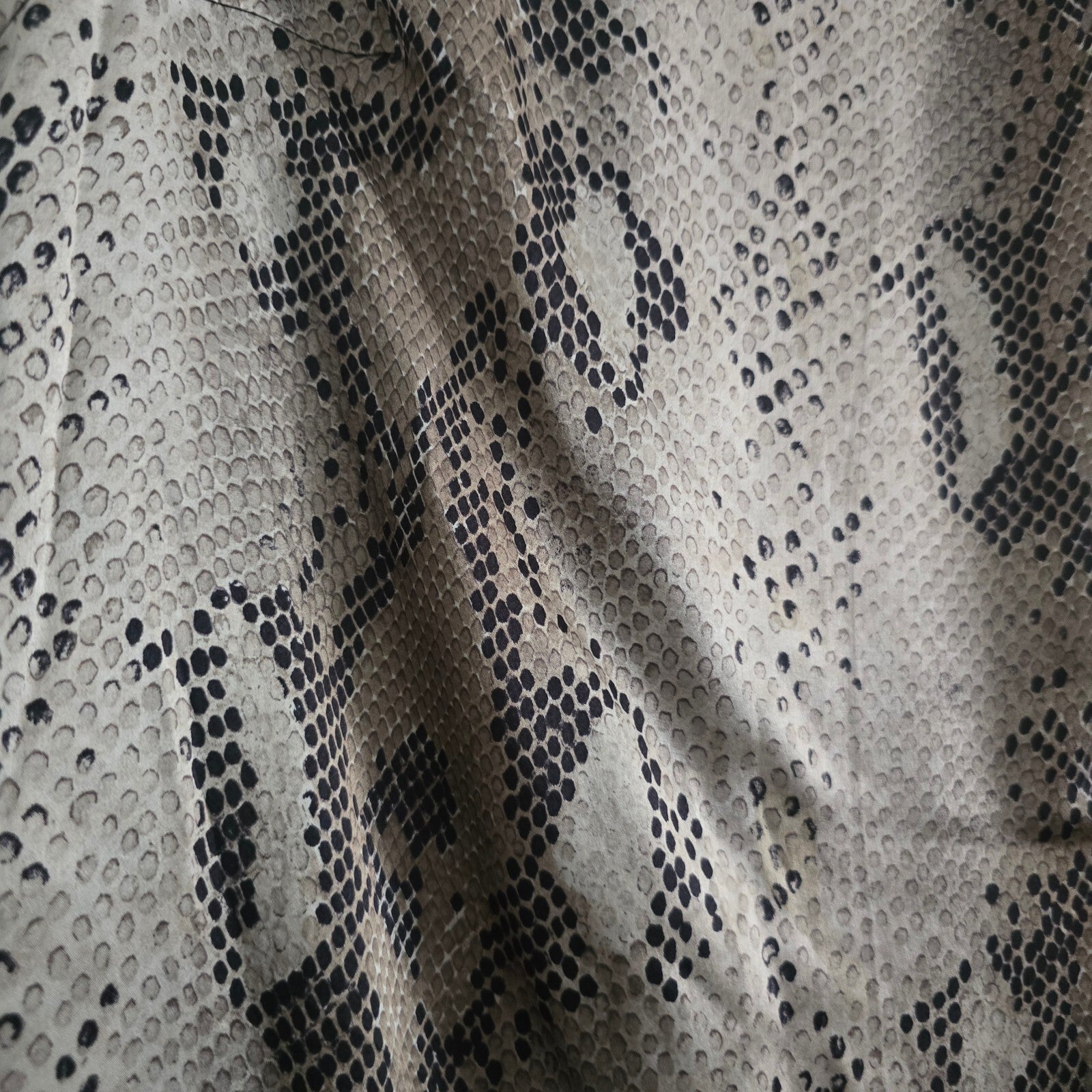 Zara Snake Print Long Sleeve Mini Dress, Silk/Satin feel, size S, sold out