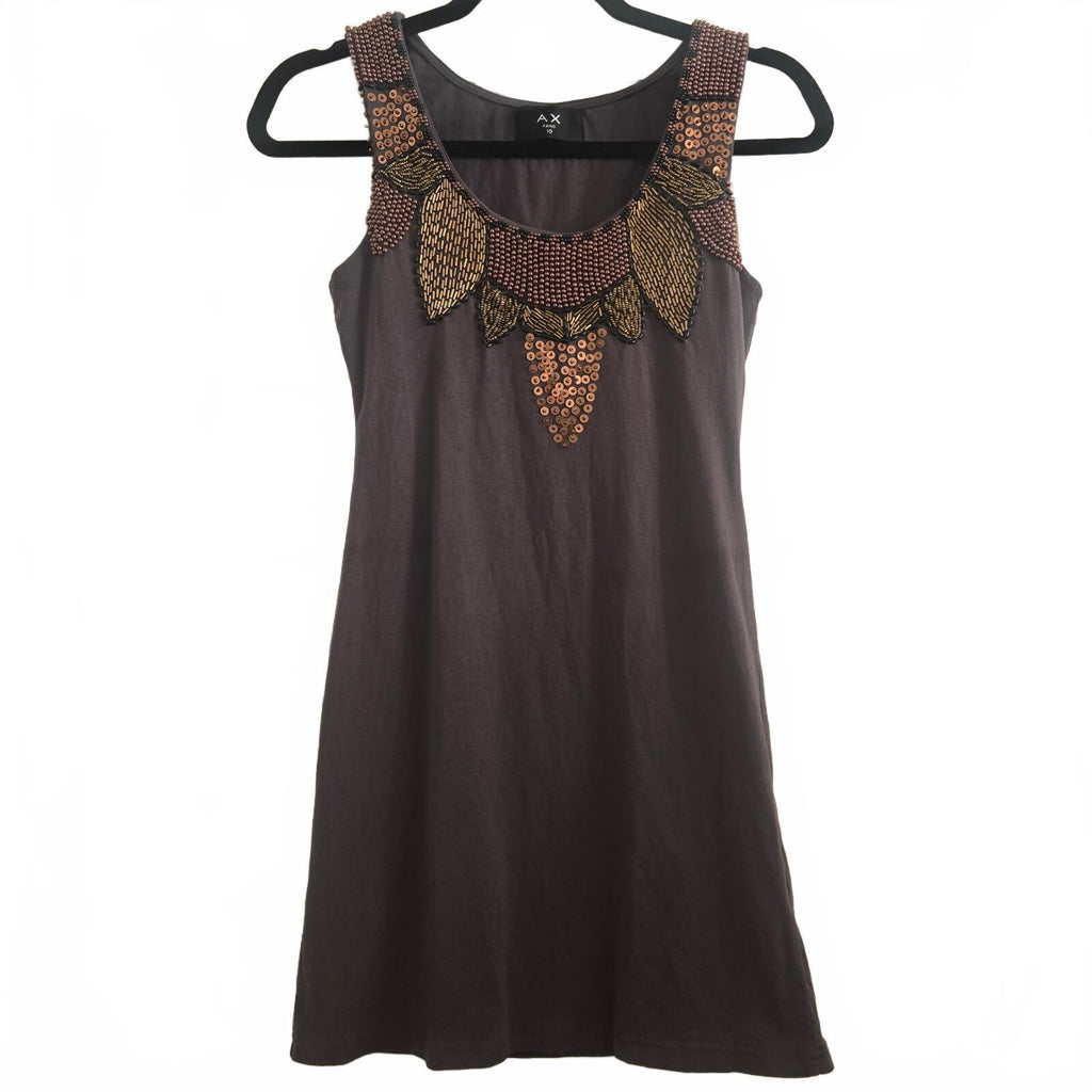 AX Paris Embellished Sleeveless Mini Dress Size 10, jersey bodycon