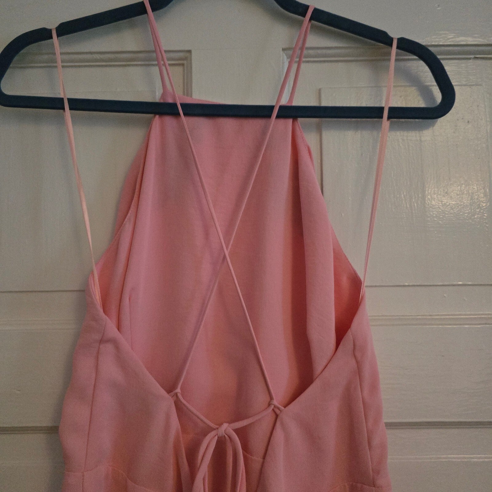 Topshop Pink Embroidered Floral Midi Dress UK 12, front splits, wedding, party
