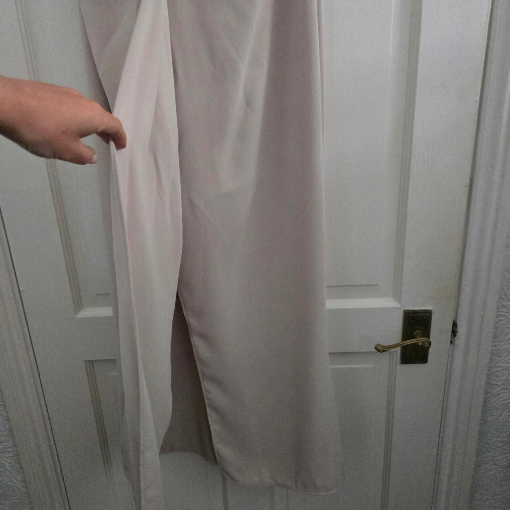 ZARA Elegant Sleeveless Dress with Gold Buckle and cut out Detail, Size L