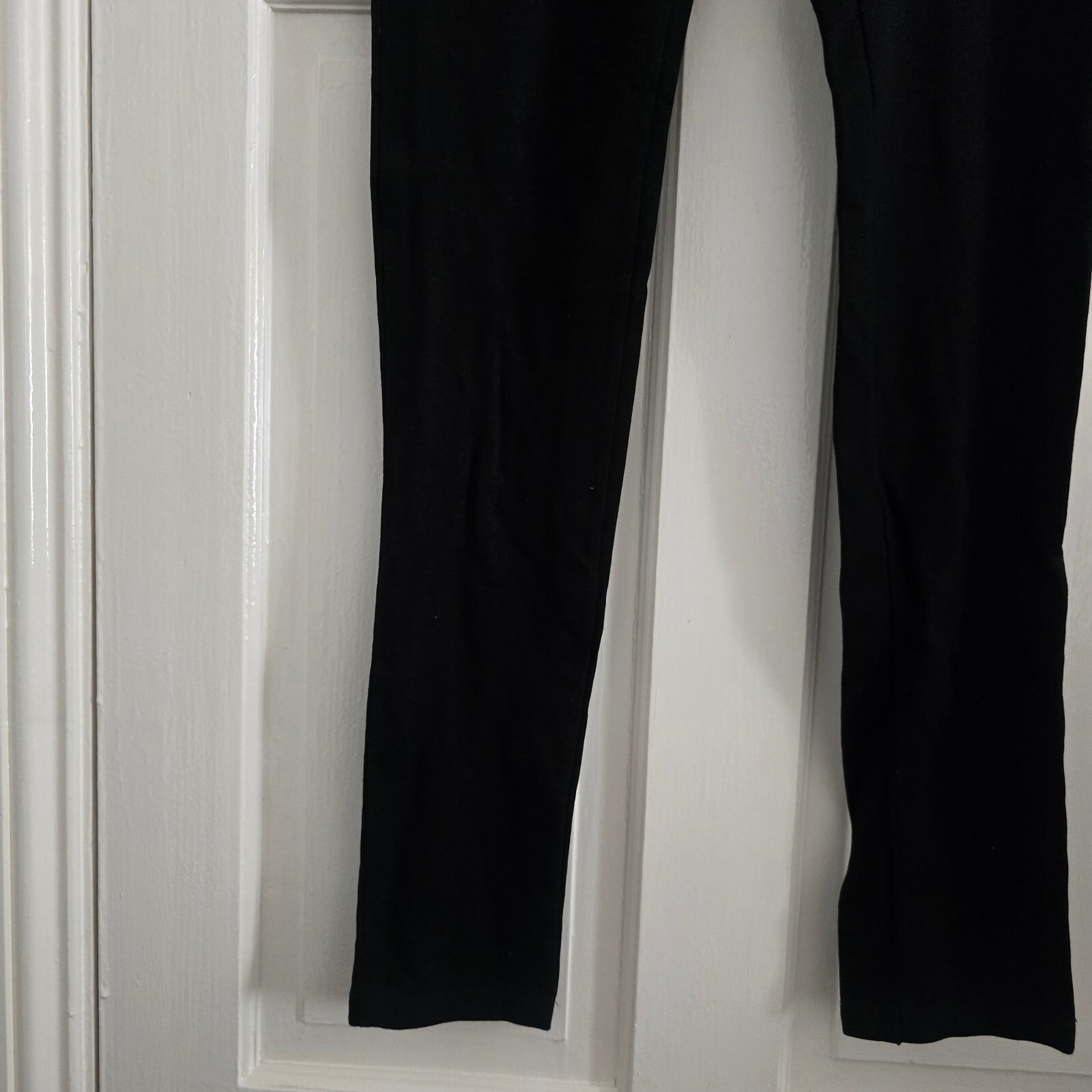 French Connection Black Slim Fit Tailored Smart Leggings Trousers Size 12