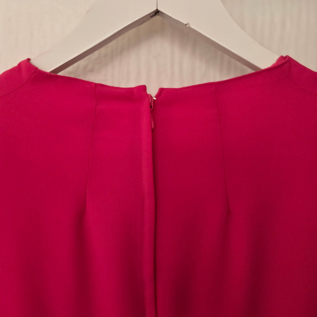 Condici Pink and Black Two-Tone Dress with Embroidered Detail, Size 20, elegant