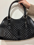Hobo Black Quilted Leather Handbag