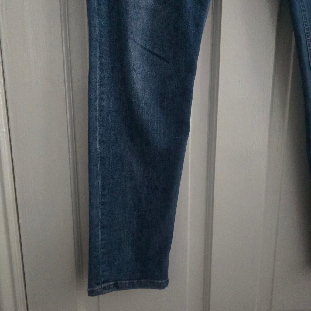 Great Plains London Blue Denim Jeans UK Size 10, stretch, high waist, skinny