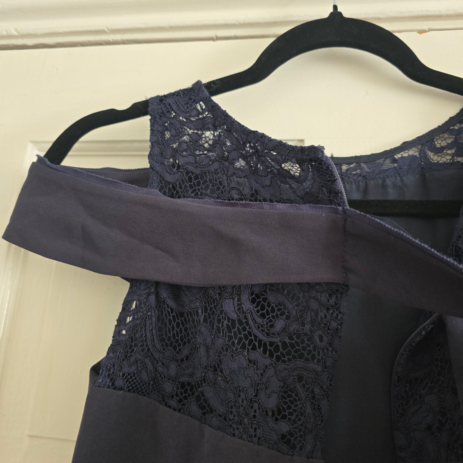 Reiss Night Navy Nicky Lace Back Jumpsuit UK 10 / US 6, BNWT, Luxury, Party
