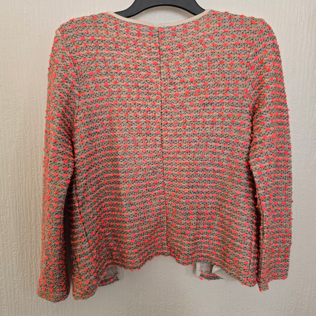 ASOS Textured Knit Open Front Cardigan Jacket UK 10