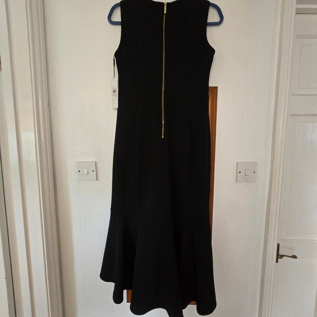 Calvin Klein Sleeveless Embellished High-Low Flounce Dress – BNWT, size 6