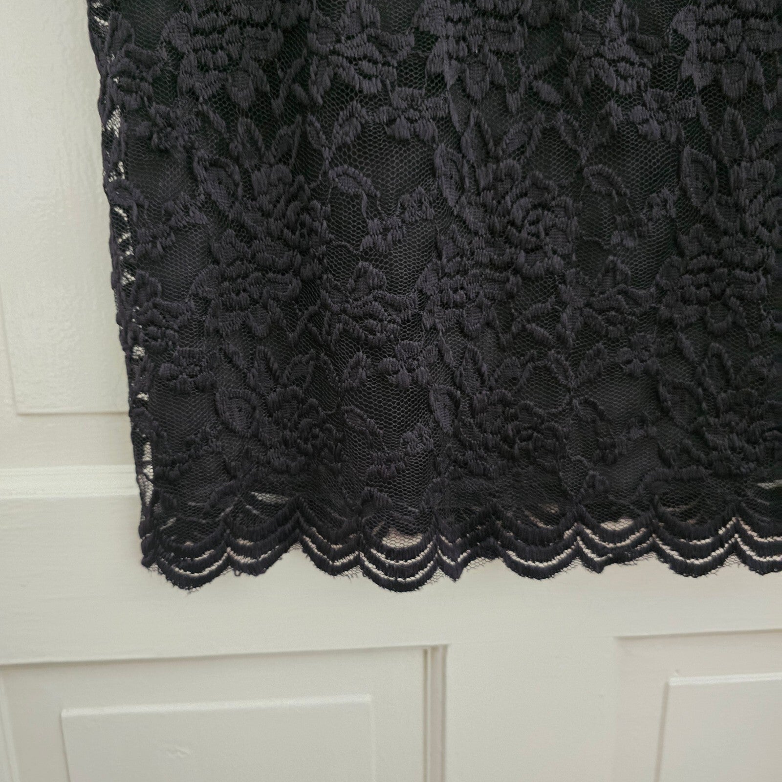 Atmosphere Black Lace Midi Dress UK 12 BNWT glam party