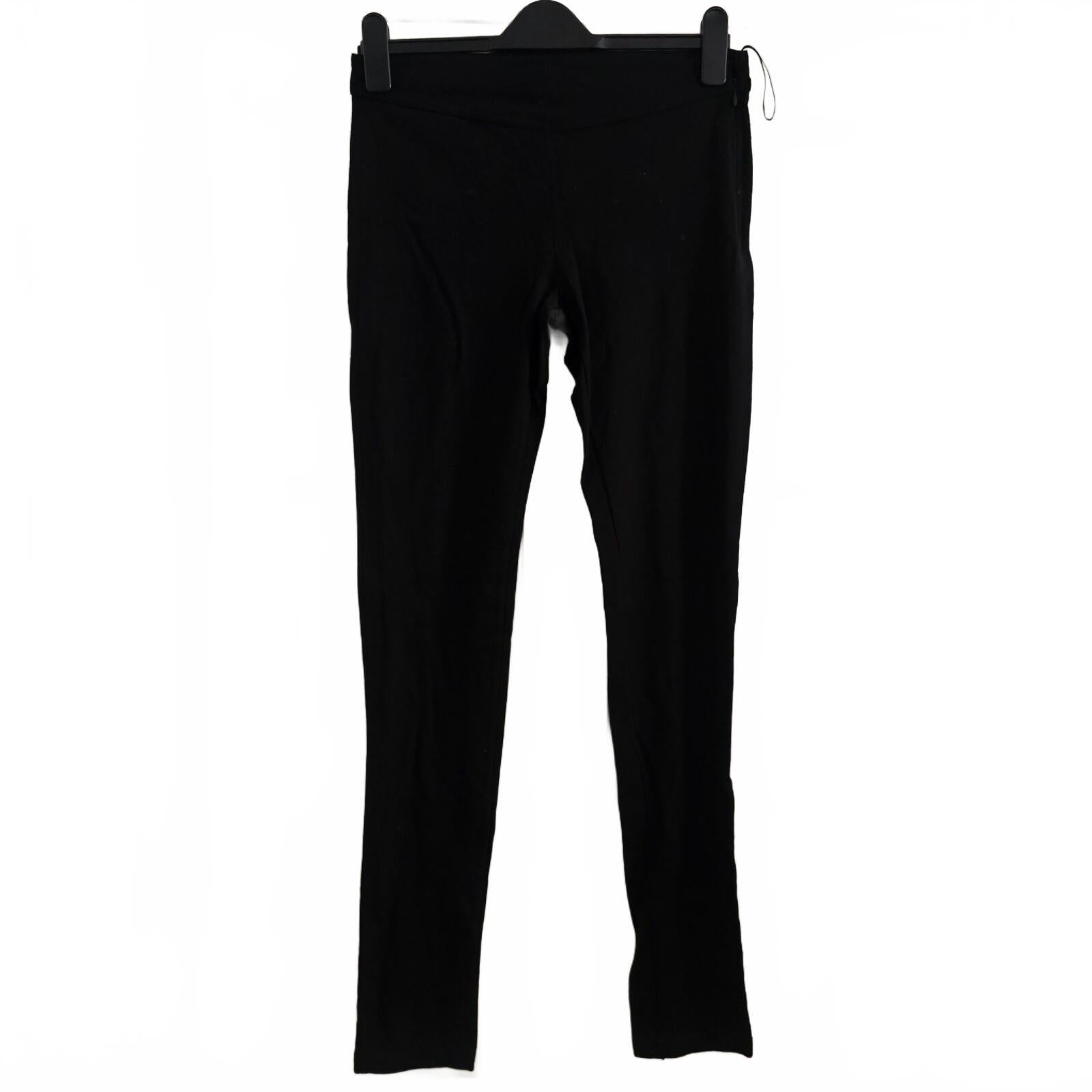 French Connection Black Slim Fit Tailored Smart Leggings Trousers Size 12