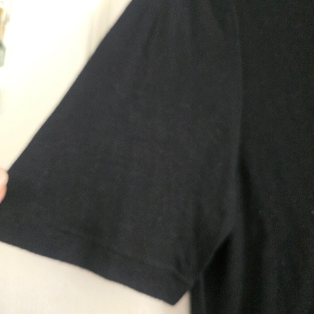 Zara Black Short Sleeve T-Shirt Size L, part of a coord, selling skirt also