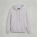 AllSaints Men's Light Grey Melton Hooded Sweatshirt Hoodie Size M